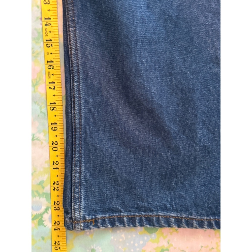 Free People | We The Free Deep Trance Dropped Boyfriend Jeans Plus Size 32/14 - Picture 14 of 14